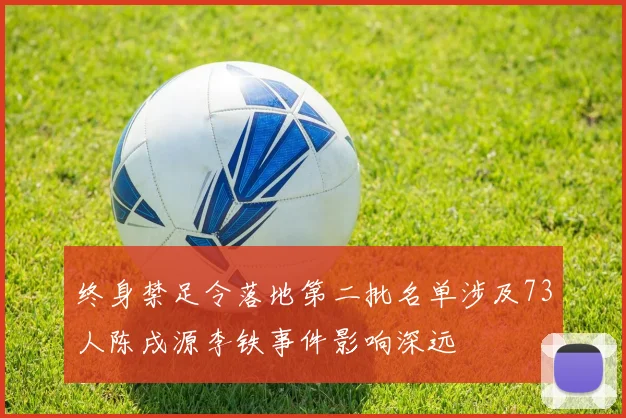 终身禁足令落地第二批名单涉及73人陈戌源李铁事件影响深远